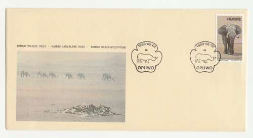 1983 South-West Africa Namibia Wildlife Trust Commemorative Cover