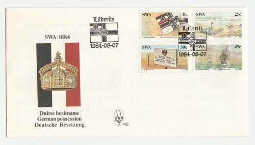 1984 South-West Africa The German Possession of SWA FDC 46