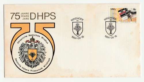 1984 South-West Africa 75th Anniversary of the Deutsche Höhere Privatschule Commemorative Cover