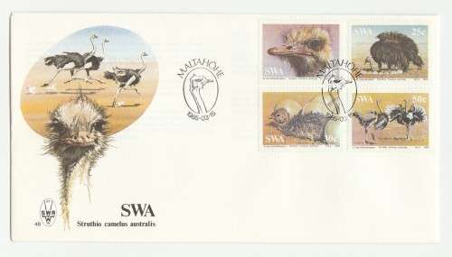 1985 South-West Africa The Ostrich FDC 48