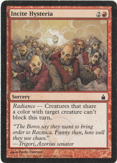Magic the Gathering - Incite Hysteria (Common)