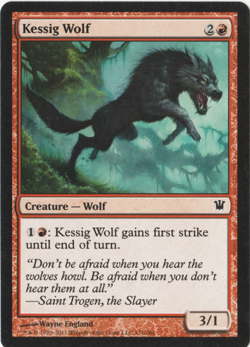 Magic the Gathering - Kessig Wolf (Common)