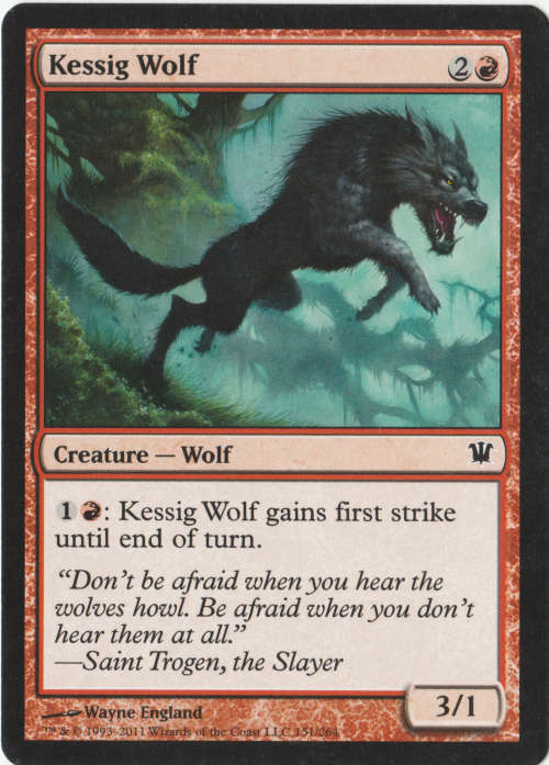 Magic the Gathering - Kessig Wolf (Common)