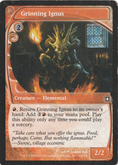 Magic the Gathering - Grinning Ignus (Common)