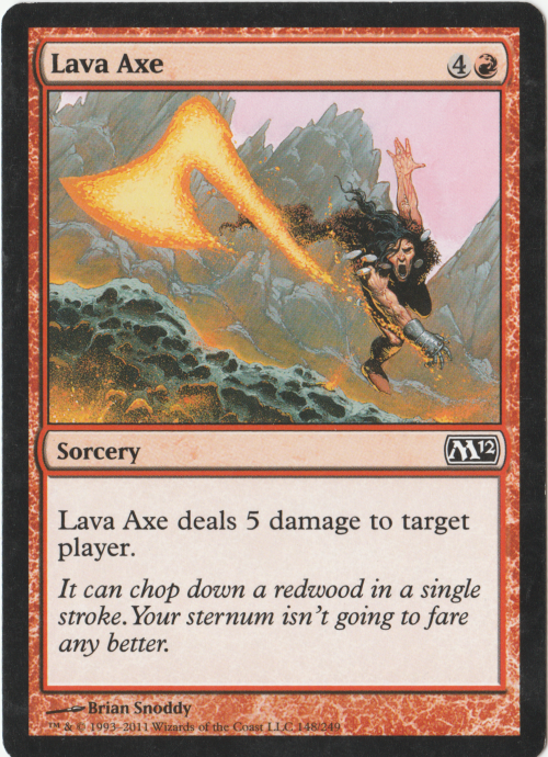 Magic the Gathering - Lava Axe (Common)