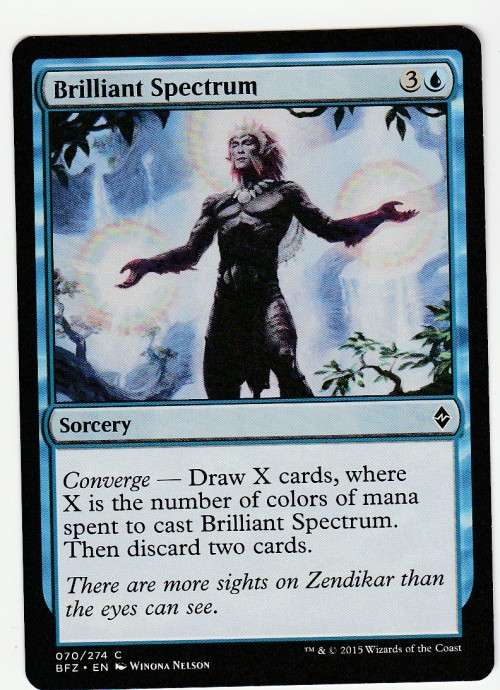 Magic the Gathering 2015 (NM) - Brilliant Spectrum  - Common - Battle for Zendikar