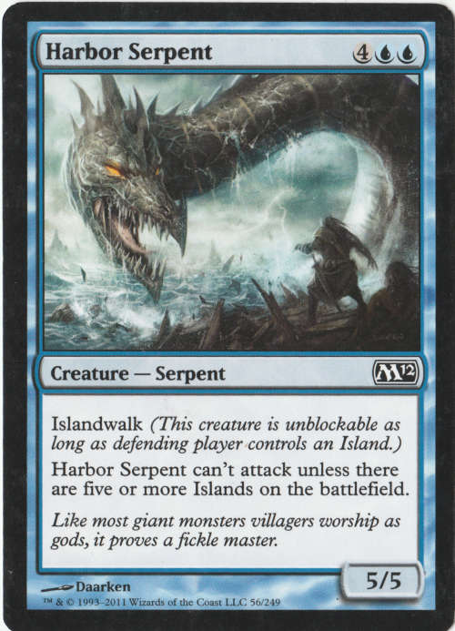 Magic the Gathering - Harbor Serpent