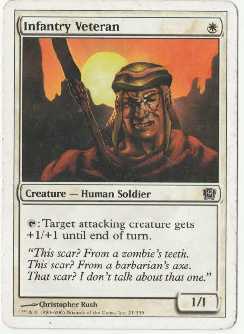 Magic the Gathering - Infantry Veteran