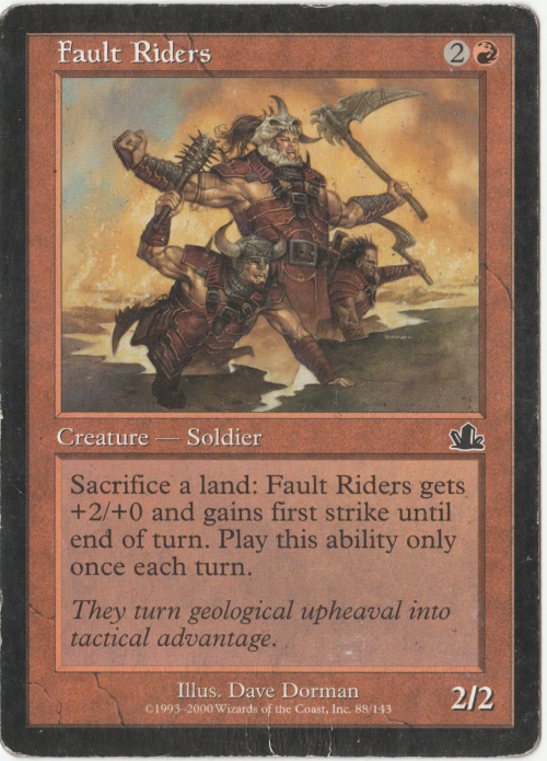 Magic the Gathering - Fault Riders