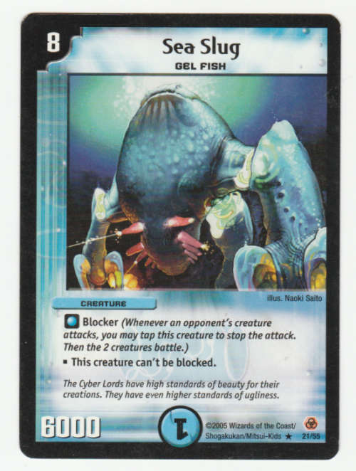 Duel Masters - Sea Slug (Gel Fish) - Creature - Creature
