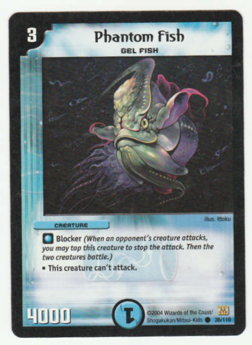Duel Masters - Phantom Fish (Gel Fish) - Creature - Common