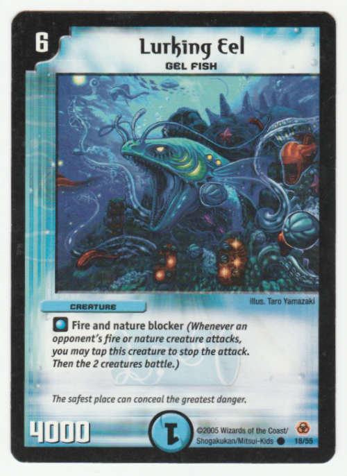 Duel Masters - Lurking Eel (Gel Fish) - Creature Common