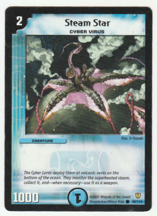 Duel Masters - Steam Star (Cyber virus) - Creature Common