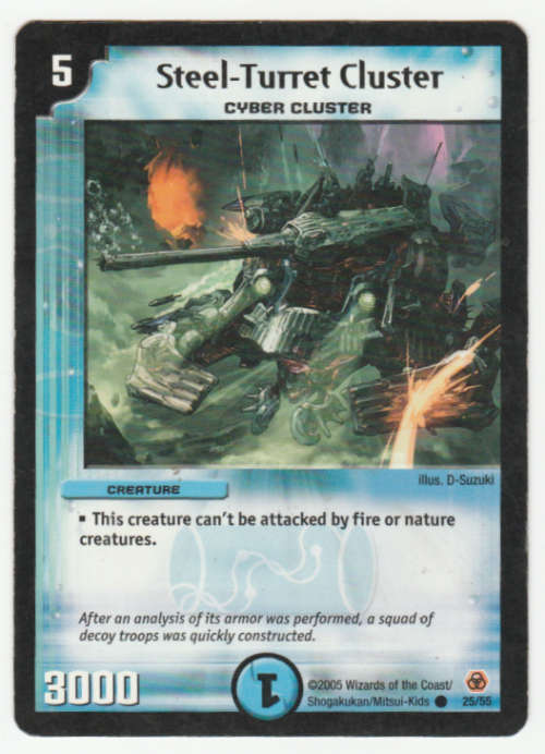 Duel Masters - Steel-Turret Cluster (Cyber Cluster) - Creature Common