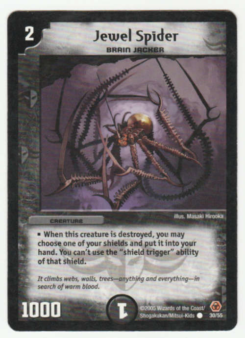 Duel Masters - Jewel Spider (Brain Jacker) - Creature Common