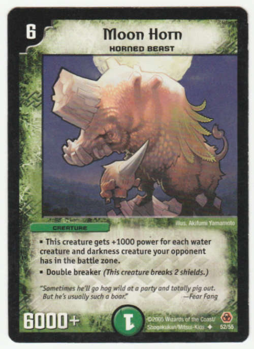 Duel Masters - Moon Horn (Horned Beast) - Creature Uncommon