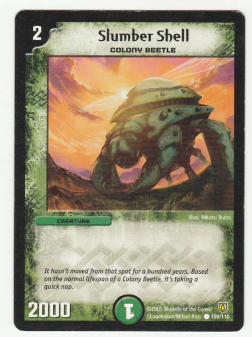 Duel Masters - Slumber Shell (Colony Beetle) - Creature - Creature