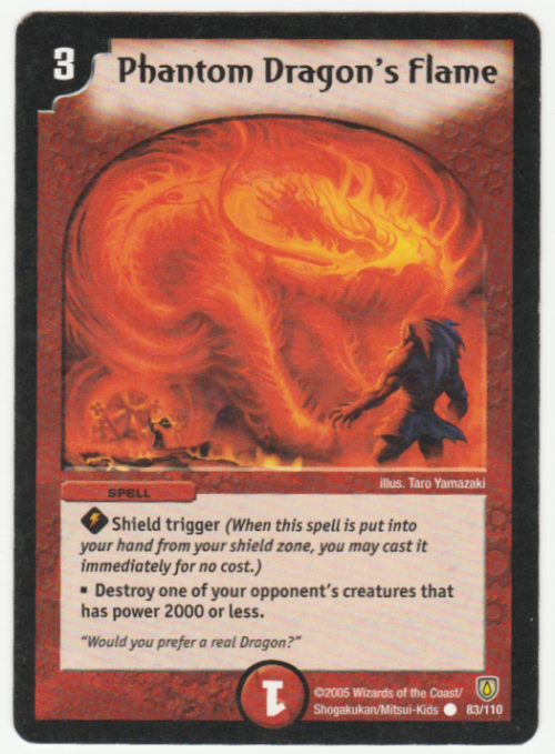Duel Masters - Phantom Dragon's Flame - Spell