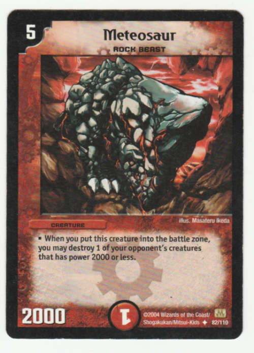 Duel Masters - Meteosaur (Rock Beast) - Creature