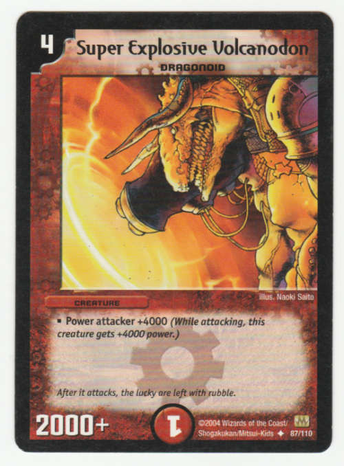 Duel Masters - Super Explosive Volcanodon (Dragonoid) - Creature