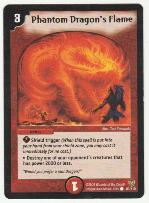 Duel Masters - Phantom Dragon's Flame - Spell