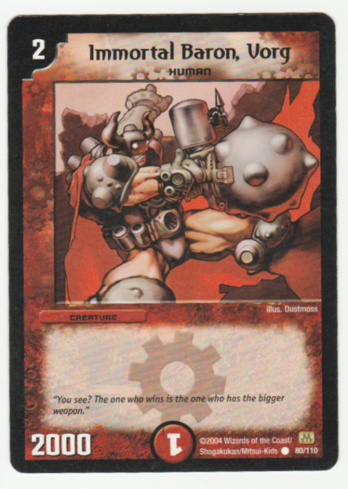 Duel Masters - Immortal Baron, Vorg (Human) - Creature