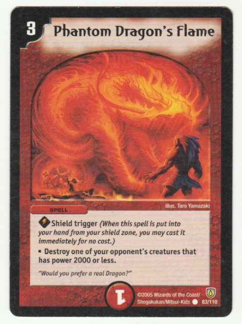 Duel Masters - Phantom Dragon's Flame - Spell