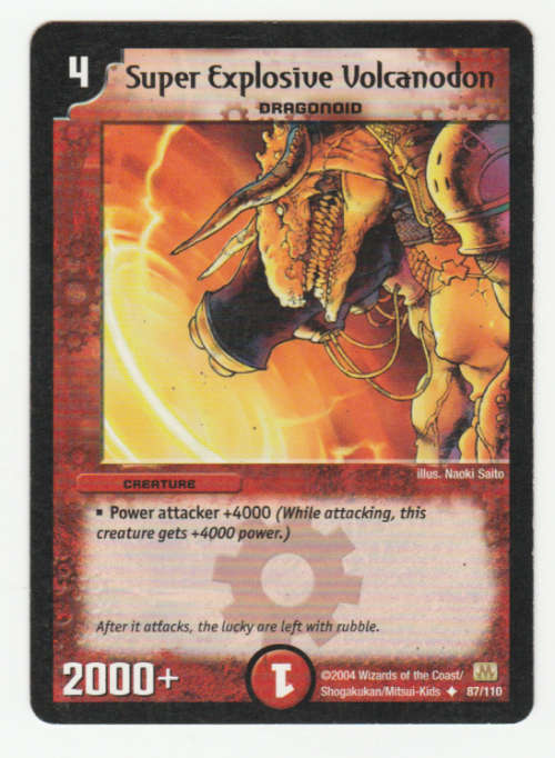 Duel Masters - Super Explosive Volcanodon (Dragonoid) - Creature