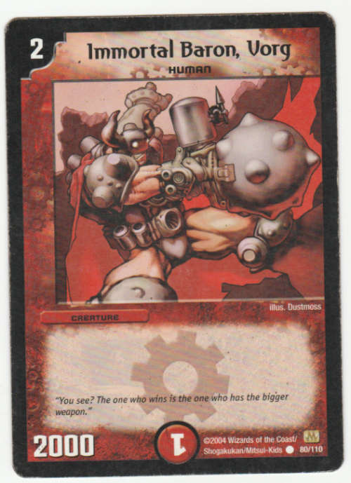 Duel Masters - Immortal Baron, Vorg (Human) - Creature