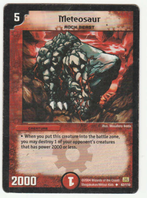 Duel Masters - Meteosaur (Rock Beast) - Creature