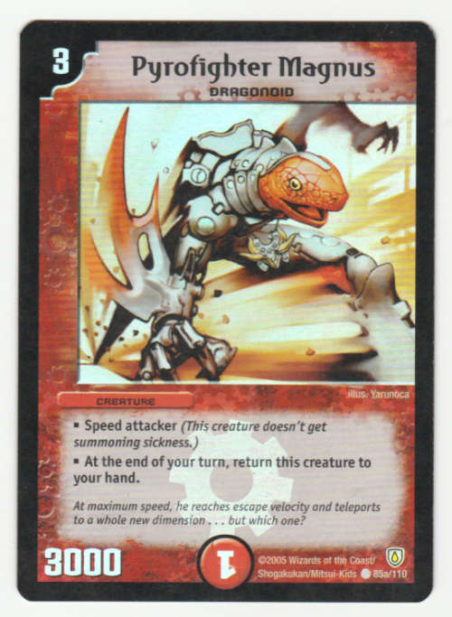 Duel Masters - Pyrofighter Magnus (Dragonoid) - Creature - FOIL