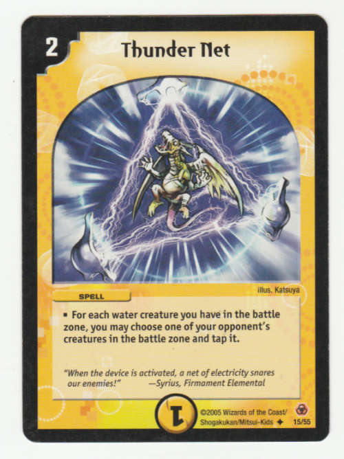 Duel Masters - Thunder Net - Spell