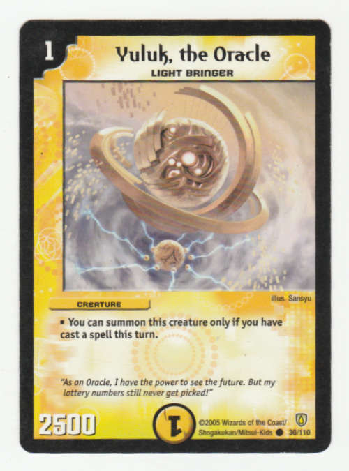 Duel Masters - Yuluk, the Oracle (Light Bringer) - Creature