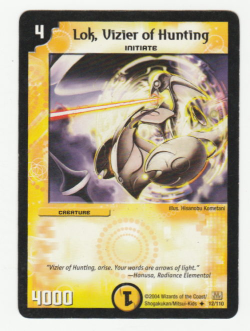 Duel Masters - Lok, Vizier of Hunting (Initiate) - Creature
