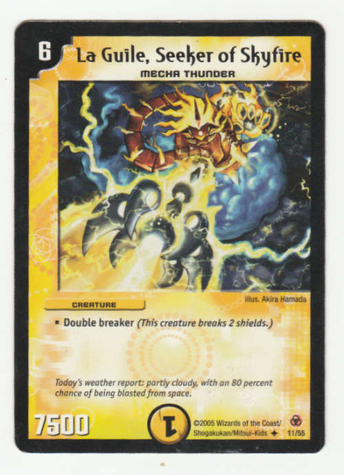 Duel Masters - La Guile,Seeker of Skyfire (Mecha Tunder) - Creature