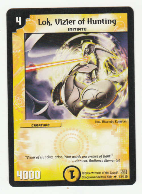 Duel Masters - Lok, Vizier of Hunting (Initiate) - Creature