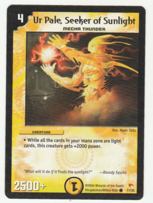 Duel Masters - Ur Pale, Seeker of Sunlight (Mecha Thunder) - Creature
