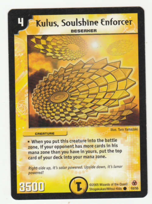 Duel Masters - Kulus, Soulshine Enforcer (Beserker) - Creature