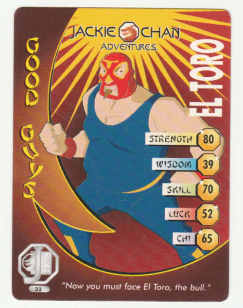 Jackie Chan Adventures - The J Team -  El Toro 32 - Regular Card