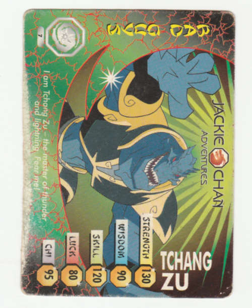 Jackie Chan Adventures - Demon Vortex Card 7 Tchang Zu - Regular Card