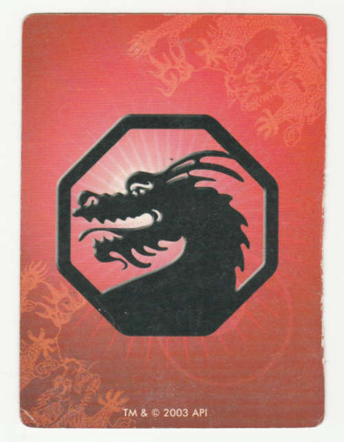 Jackie Chan Adventures - Demon Vortex Card 7 Tchang Zu - Regular Card
