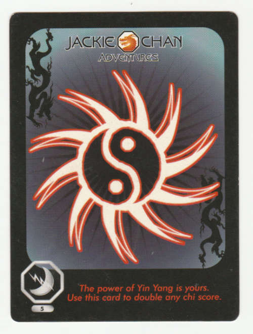Jackie Chan Adventures - Nightmares Card 5 The power of Yin Yang - Special Card