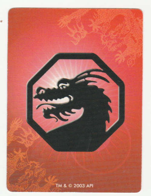 Jackie Chan Adventures - Demon Vortex Card 28 Shadow Khan - Regular Card