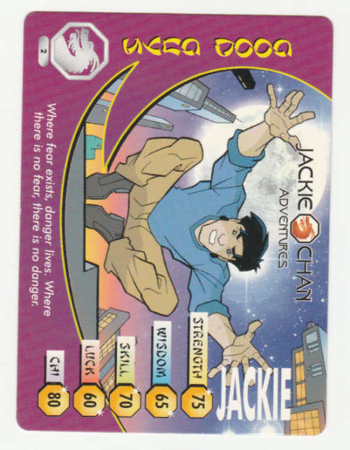 Jackie Chan Adventures - Jackie Card 2 Jackie - Regular Card