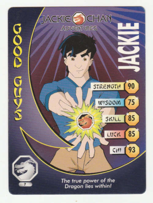 Jackie Chan Adventures - Jackie Card 7 Jackie - Regular Card