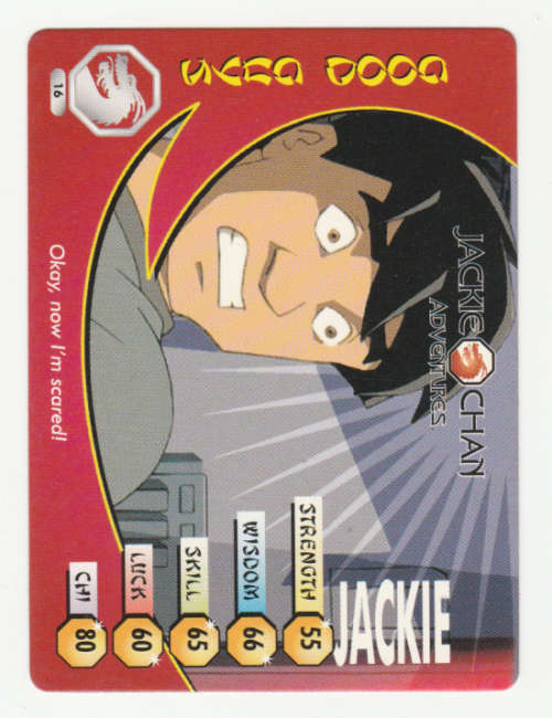 Jackie Chan Adventures - Jackie Card 16 Jackie - Regular Card