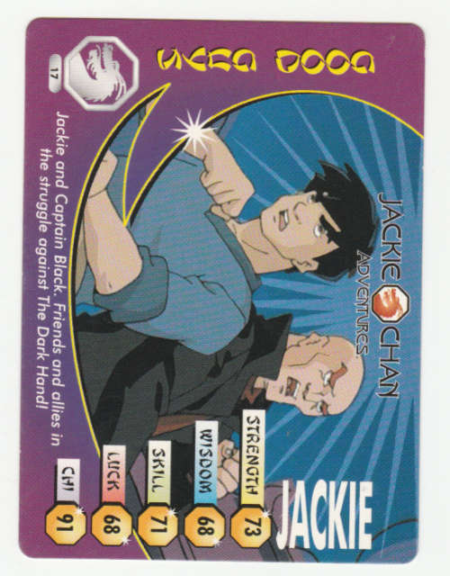 Jackie Chan Adventures - Jackie Card 17 Jackie - Regular Card