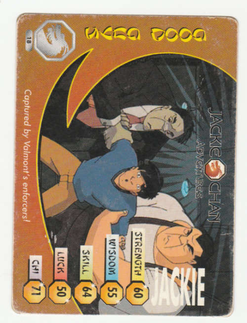 Jackie Chan Adventures - Jackie Card 18 Jackie - Regular Card