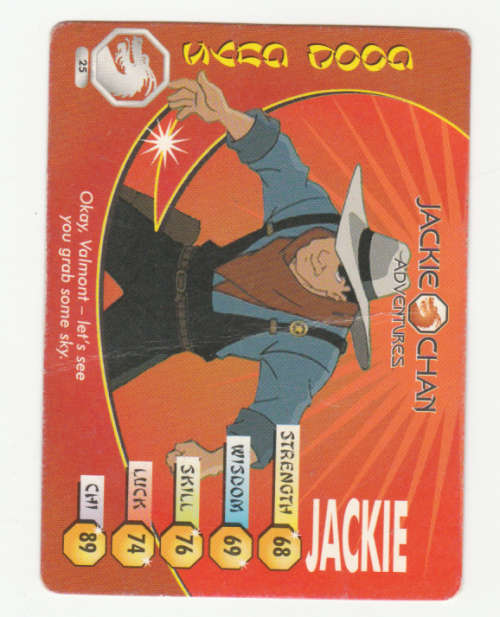 Jackie Chan Adventures - Jackie Card 25 Jackie - Regular Card