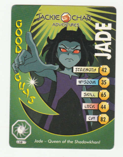 Jackie Chan Adventures - The Chan Clan - Jade 10 - Regular Card